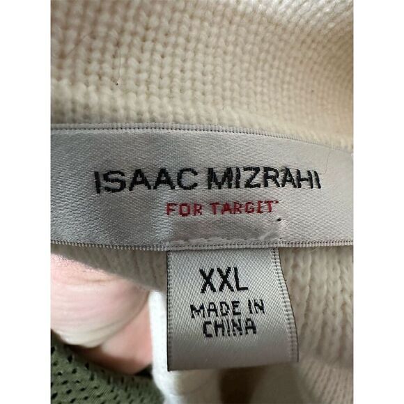 Isaac Mizrahi for Target Womens Cardigan L XL Knit Cropped Ivory Short - Picture 4 of 7